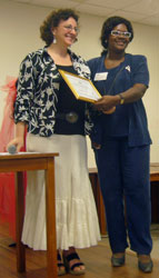 Christiane Melançon et Monique Blerald au congrès CIÉF 2007 en Guyane