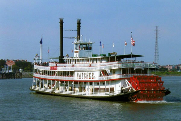 Croisire sur le Mississipi  bord du Natchez