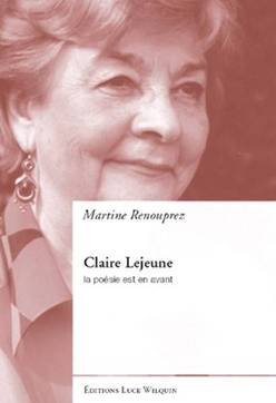 Parution sur la poésie (Claire Lejeune et Martine Renouprez)